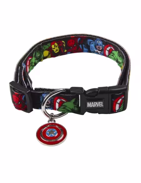 Collar Para Mascotas Capitán América De Marvel | CiberMascotas
