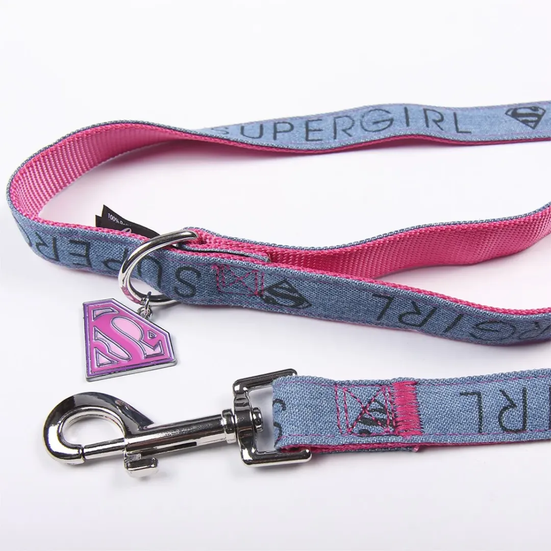 Correa para mascotas SuperGirl Marvel Comic