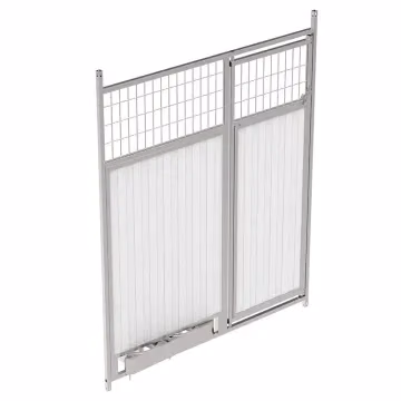 Frente Mixto con comederos box canino de panel sandwich