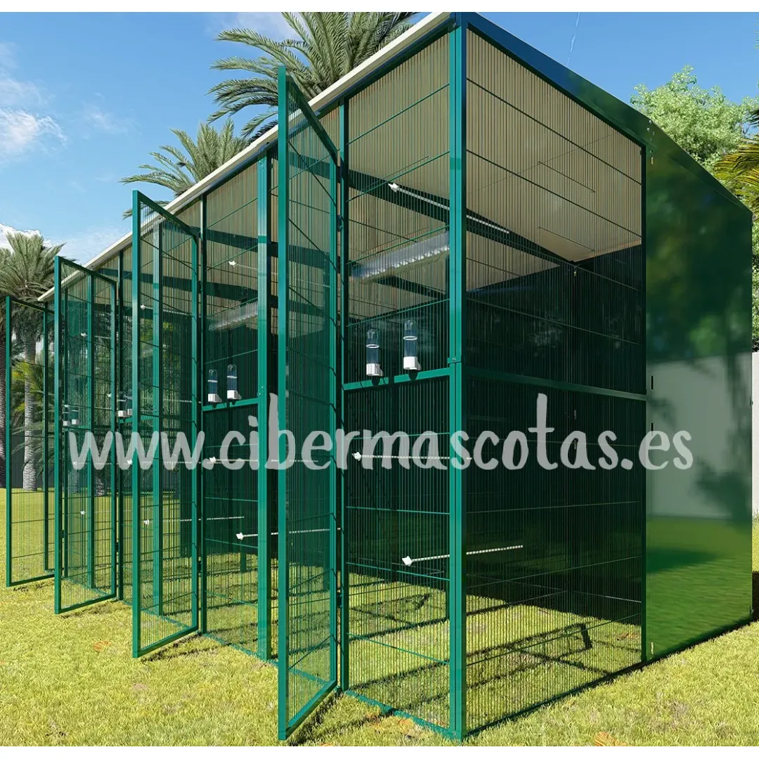 Voladero para jardin 4x2 modelo LUX | CiberMascotas