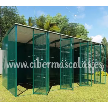 Voladero para jardin | voladera 4x2 metros |especial criadores