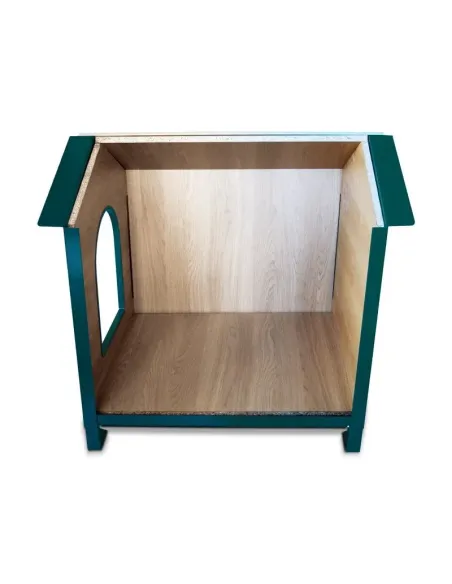CASETA PERROS MARTIÑA COLOR MADERA | CiberMascotas