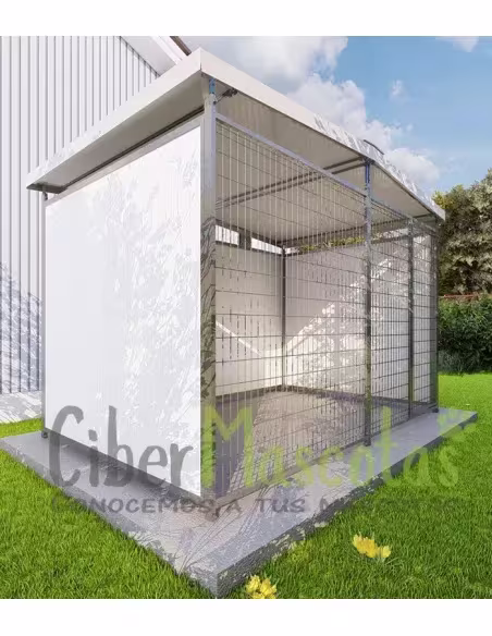 Boxes para perro  3x2 metros con techo a dos aguas Boxes para perro  3x2 metros con techo a dos aguas