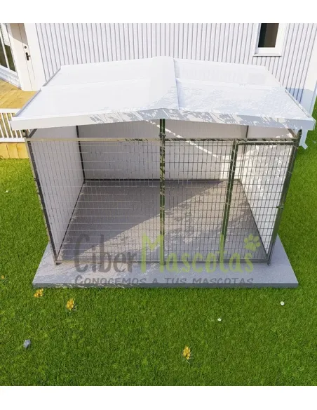 Boxes para perro  3x2 metros con techo a dos aguas | CiberMascotas Boxes para perro  3x2 metros con techo a dos aguas | CiberMascotas