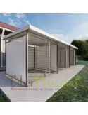 Bateria de 3 boxes 6x2 metros pvc