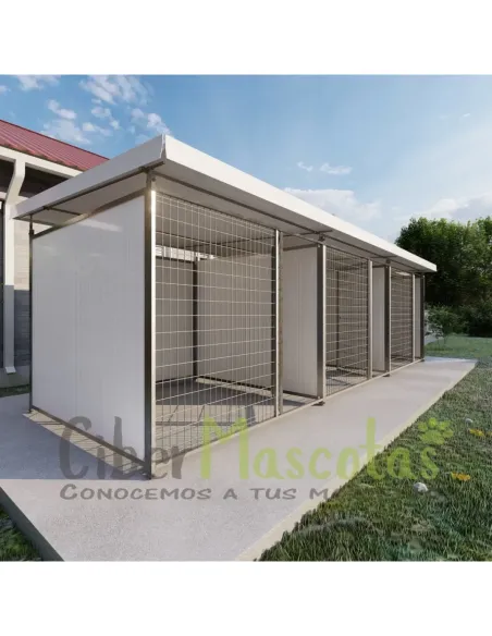 Bateria de 3 boxes  6x2 metros pvc Bateria de 3 boxes  6x2 metros pvc
