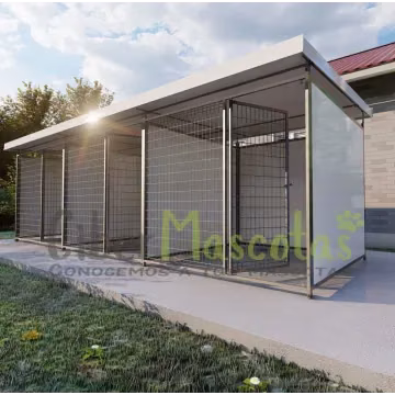 Bateria de 3 boxes  6x2 metros pvc