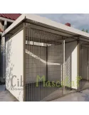 Bateria de 3 boxes  6x2 metros pvc