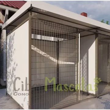 Bateria de 3 boxes  6x2 metros pvc