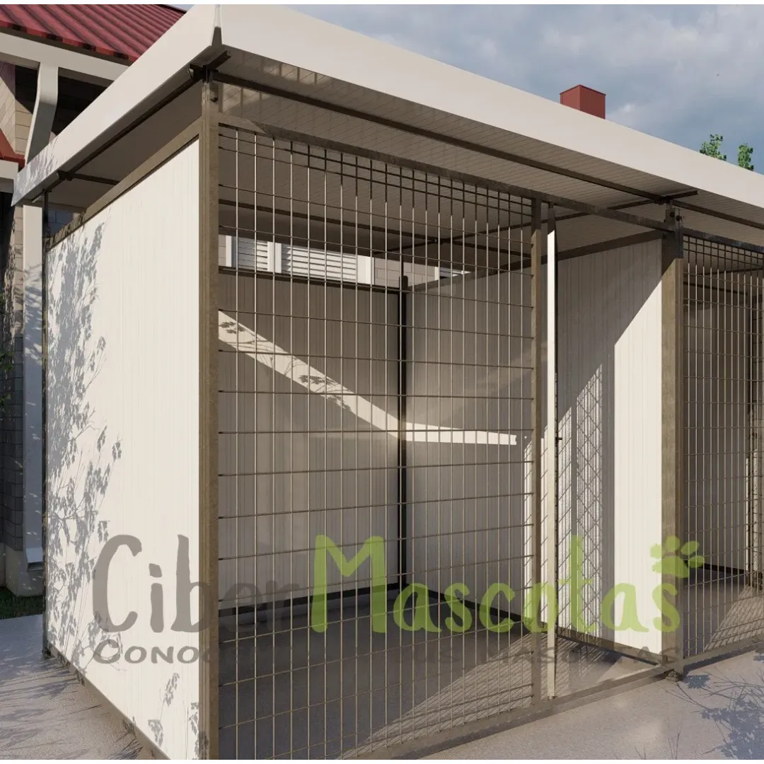 Bateria de 3 boxes  6x2 metros pvc