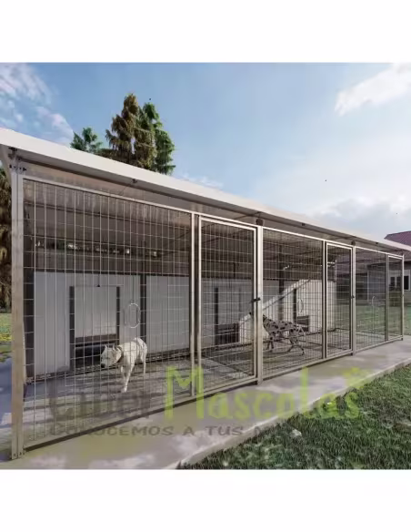 Batería de boxes para residencias caninas | CiberMascotas
