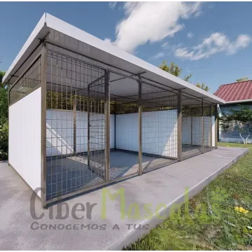 Cheniles para perros 6x2 metros