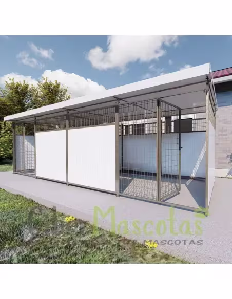 Instalacion para perros 6x2 metros