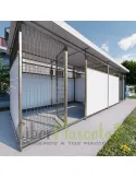 Instalacion para perros 6x2 metros