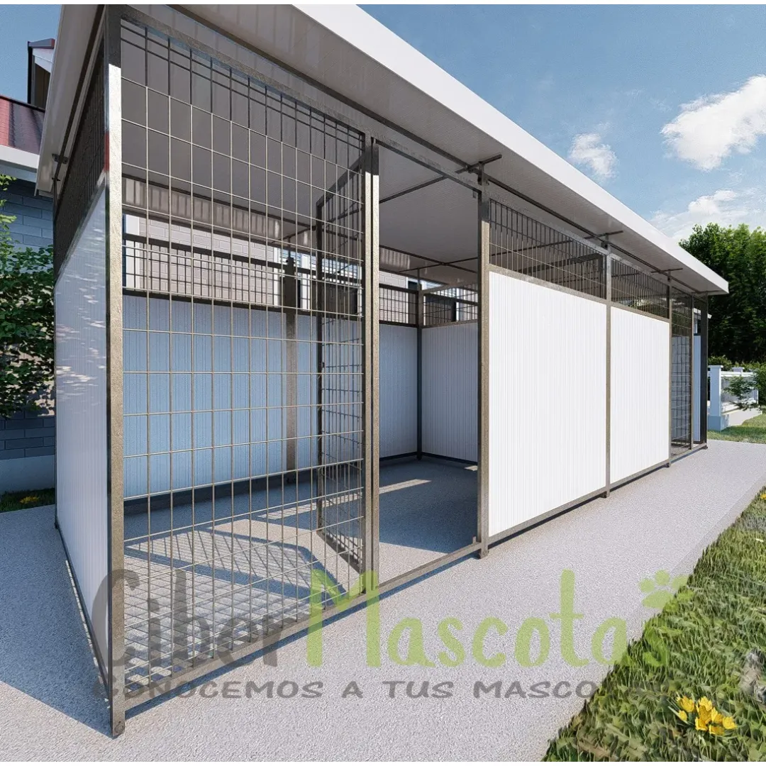 Instalacion para perros 6x2 metros