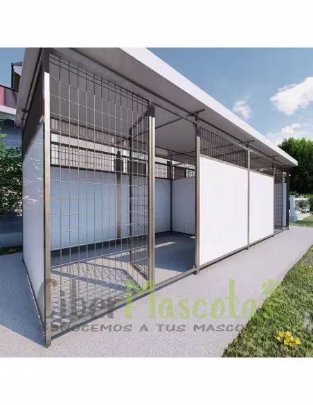 Instalacion para perros 6x2 metros