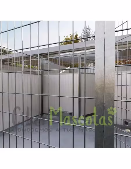 Conjunto 3 boxes con cercado para perros