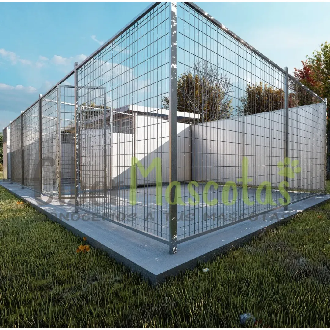 Conjunto 3 boxes con cercado para perros