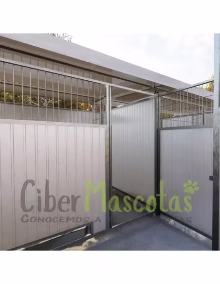 Conjunto 3 boxes con cercado para perros