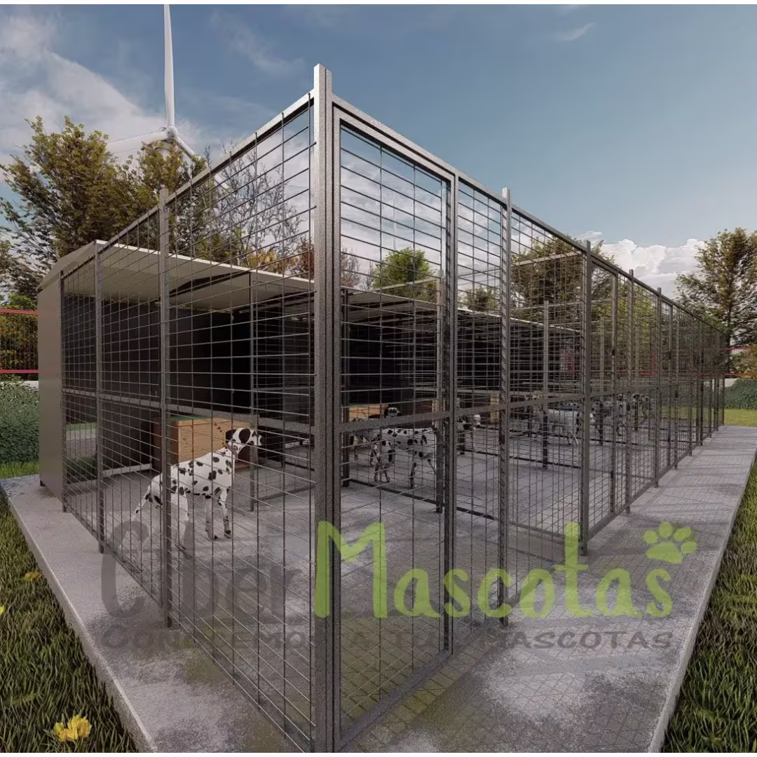 Conjunto 5 boxes para perros 40 m2 | CiberMascotas