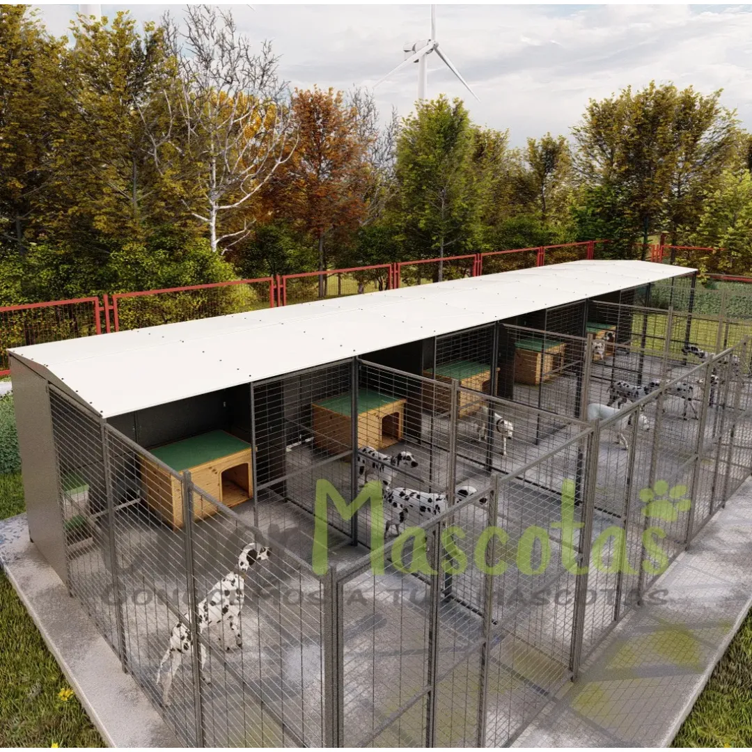 Conjunto 5 boxes para perros 40 m2 | CiberMascotas
