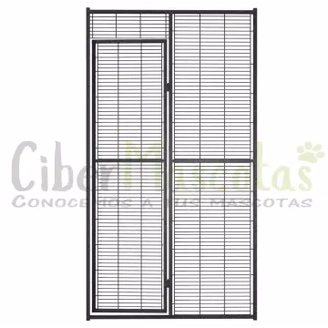 Puerta para voladero loro | jaula para loros | Voladeros imor-sa