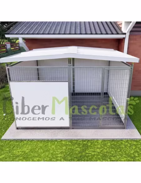 Canil para perros 3x2 sándwich