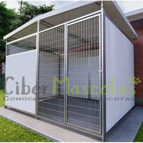 Canil para perros y perrera exterior 3,22x2,76x1,85m ProShed®, Antracita -  Dancovershop ES