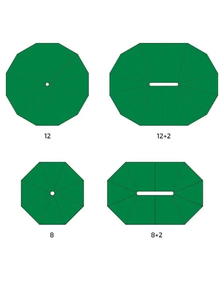 VOLADERA 12 LADOS GALVANIZADA | CiberMascotas