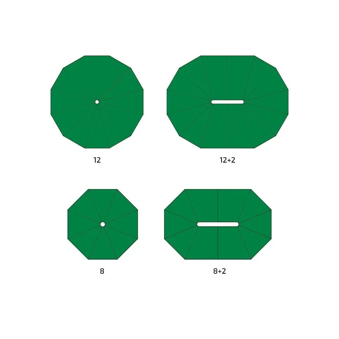 VOLADERO 8 + 2 LADOS LACADO BLANCO | CiberMascotas