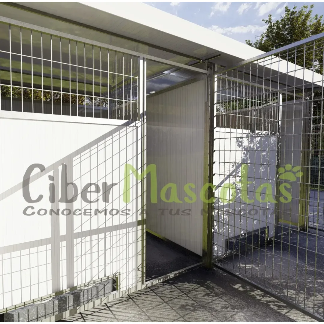 Conjunto 2 boxes con cercado para perros