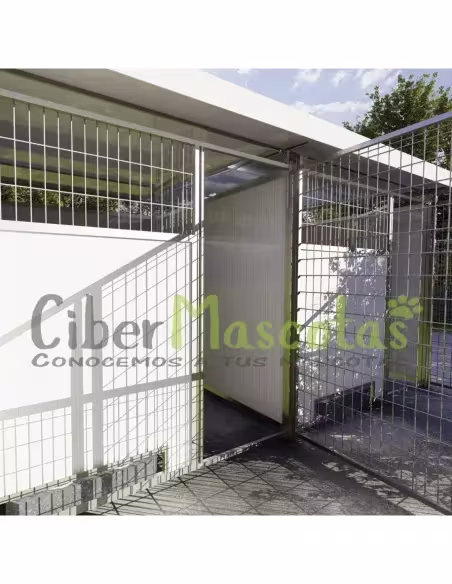 Conjunto 2 boxes con cercado para perros