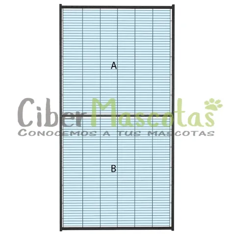 PVC para panel malla voladero loro