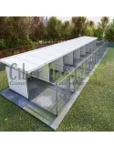 Bateria de boxes para perros modelo LUXCAN