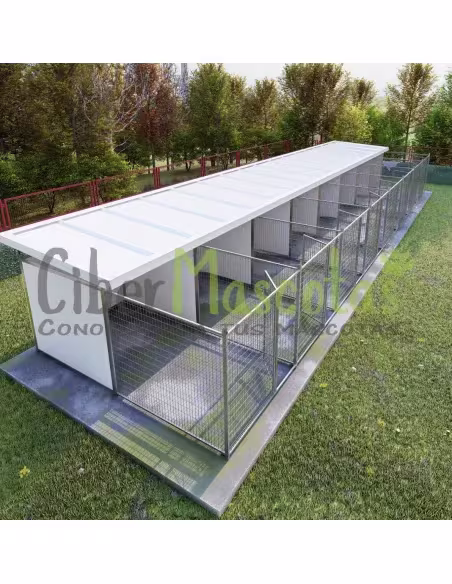 Bateria de boxes para perros modelo LUXCAN