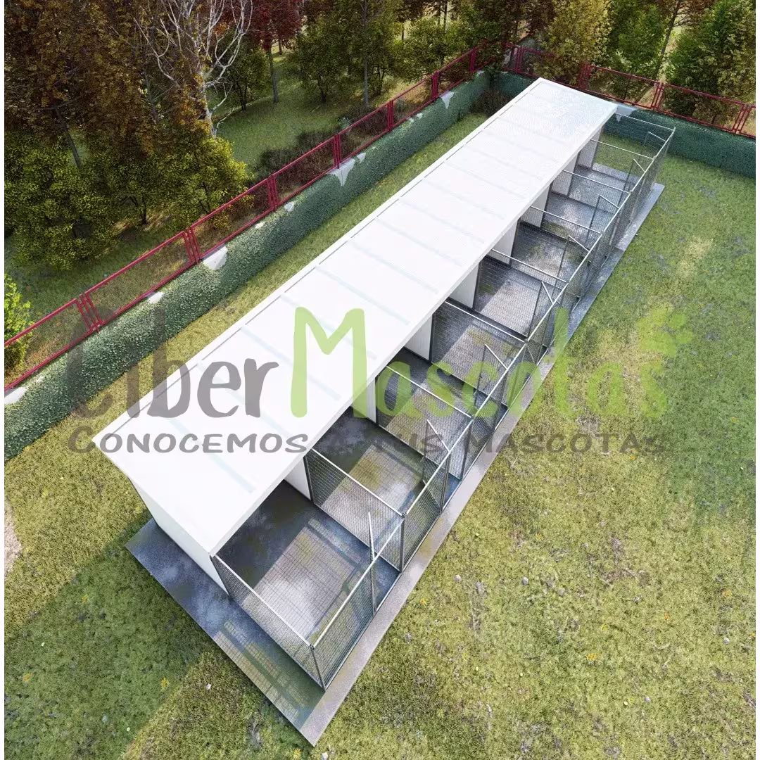 Bateria de boxes para perros modelo LUXCAN