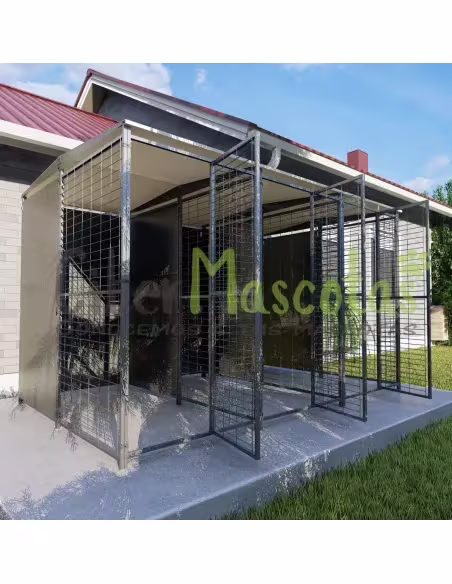 Batería de 3 boxes para perros 2x1