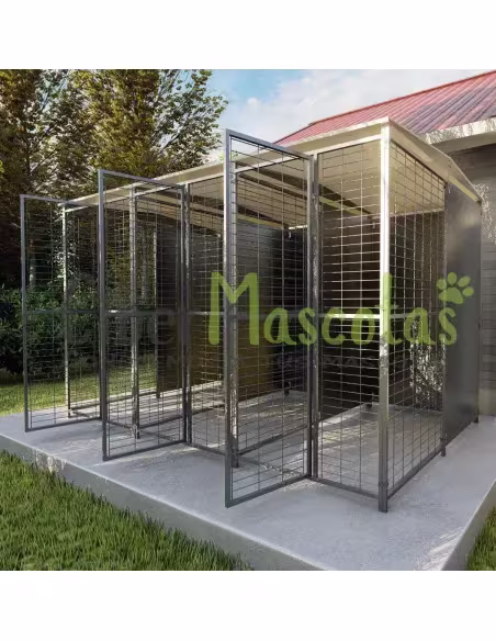 Batería de 3 boxes para perros 2x1