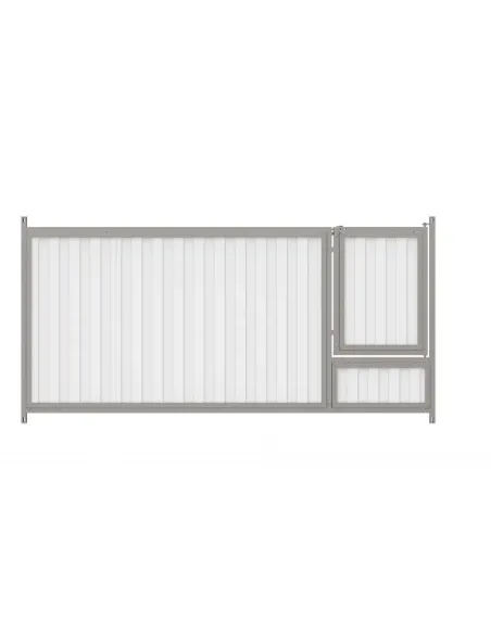 Frente sandwhich con puerta para boxes para cachorros