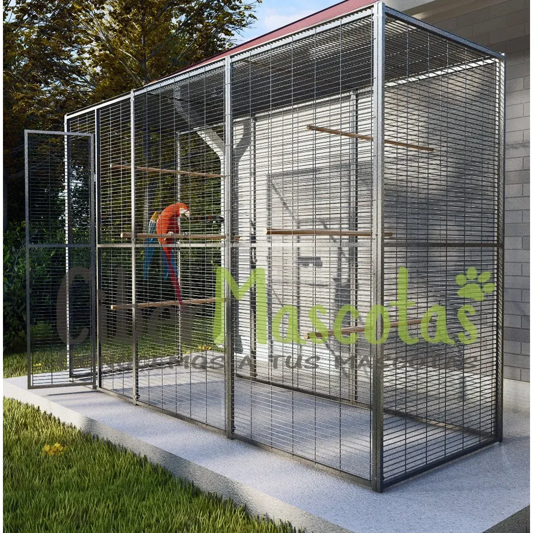 Voladero para loros 3x1 todo malla | CiberMascotas