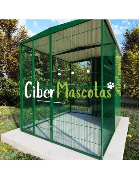 Voladero de jardin 2x2 con protección