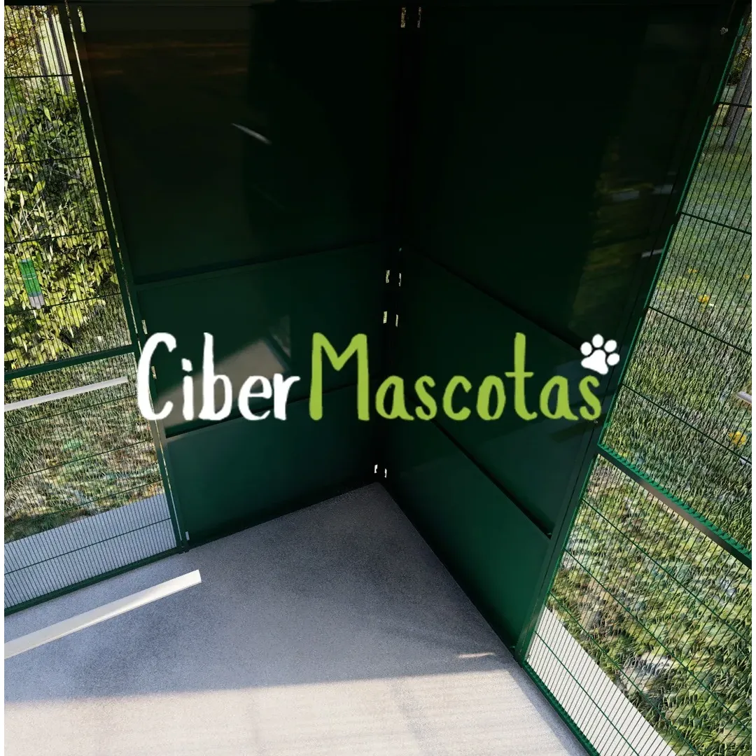 Voladero de jardin 2x2 con protección | CiberMascotas