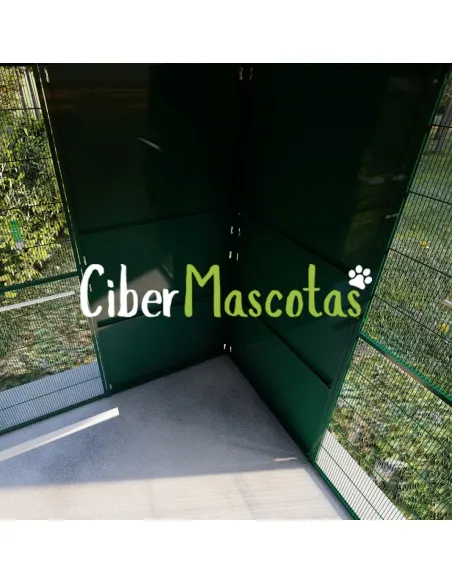 Voladero de jardin 2x2 con protección | CiberMascotas