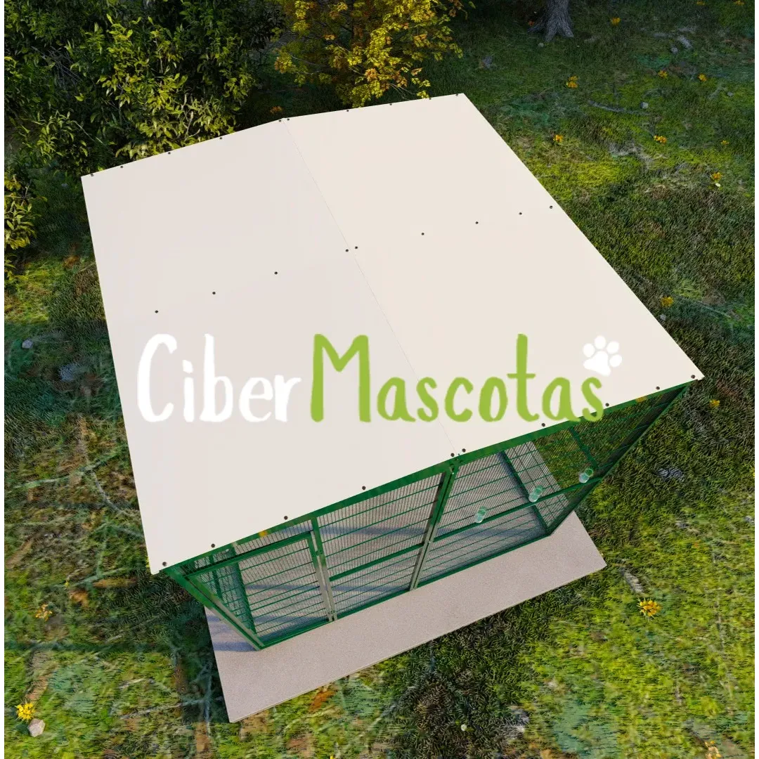 Voladero de jardin 2x2 con protección | CiberMascotas