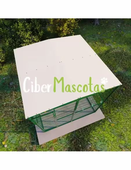 Voladero de jardin 2x2 con protección | CiberMascotas