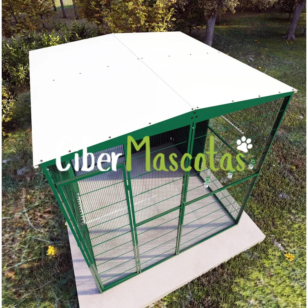 Voladero de jardin 2x2 con protección | CiberMascotas