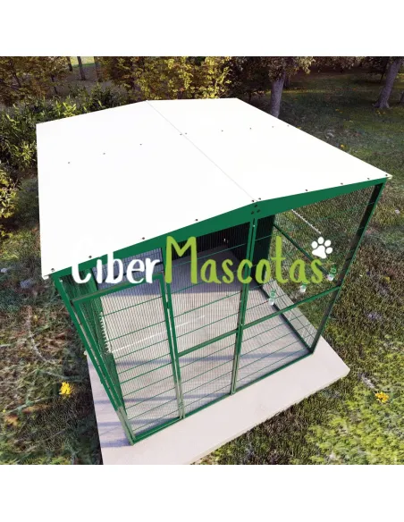 Voladero de jardin 2x2 con protección | CiberMascotas