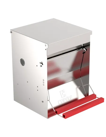 Comedero para gallinas con apertura mecánica "Safeed" | CiberMascotas