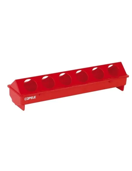 Comedero de plástico para Pollos con Huecos