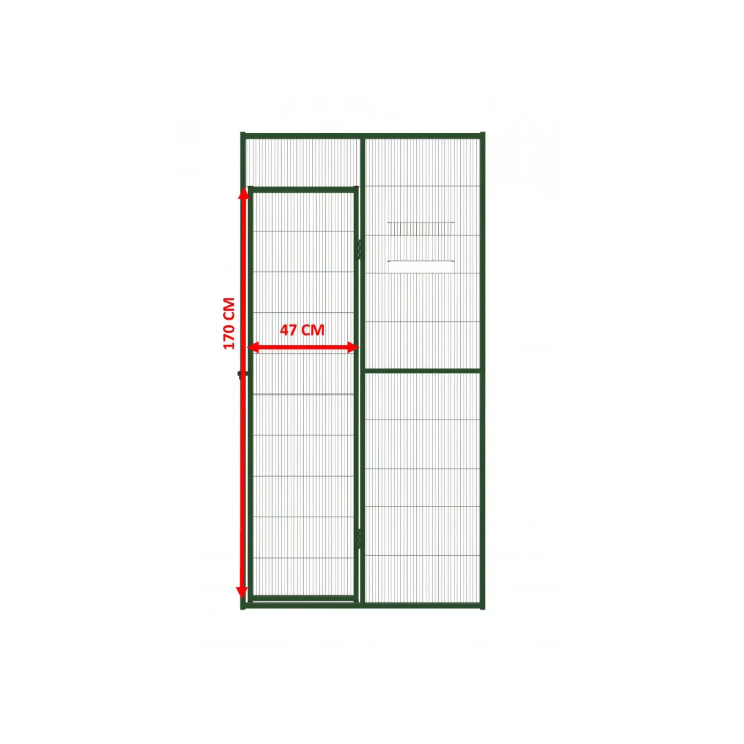 Voladero grande 2x1 para interior con ruedas y bandejas | CiberMascotas